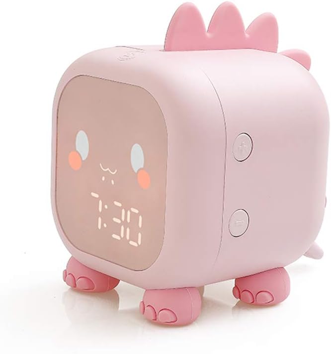 EZYBUY Dinosaur Alarm Clock for Kids with Night Light