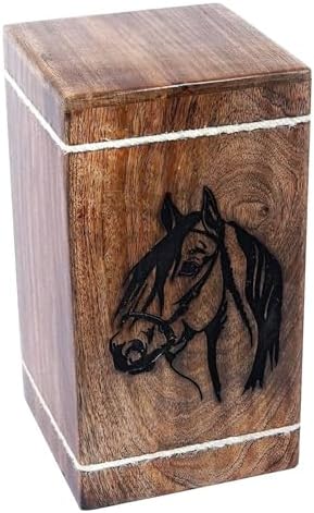 Handmade Hardwood Cremation Urn for Human Ashes Adult