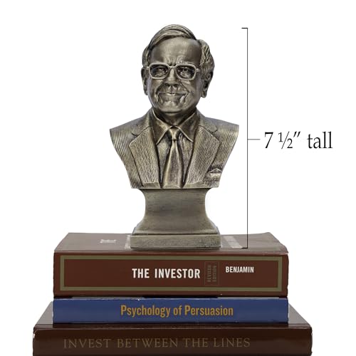 Warren Buffett Bust Statue for Investors and Collectors