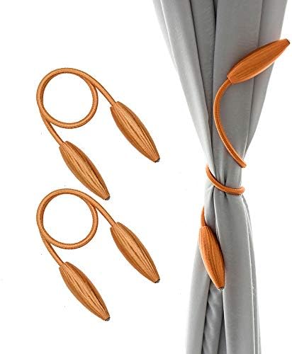 Fullgaden Orange Curtain Tiebacks 2PCS Holdbacks