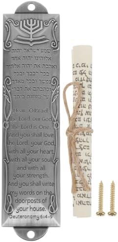 Baluue Mezuzah with Scroll for Front Door