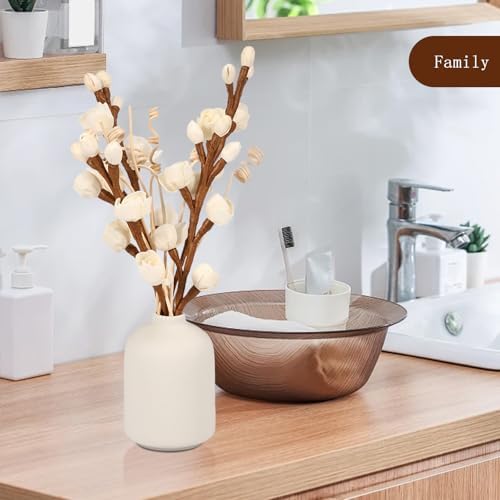 XDINGYY Reed Diffuser Sticks Set 8 Sticks 4 Flowers