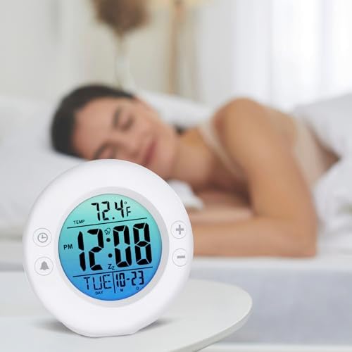 Westclox Digital Alarm Clock with Gradient Backlight