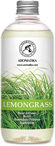 Lemongrass Reed Diffuser Refill 17 Fl Oz Natural Essential Oil