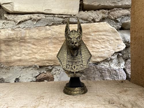 Anubis Bust Statue - 3D Printed Hand Painted Figurine