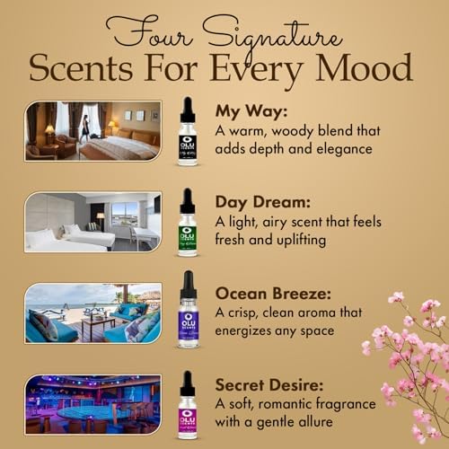 4-Pk Hotel Diffuser Oil Luxury Hotel Lobby Collection