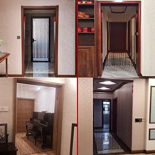 KDDEON 25 String Wooden Bead Curtain for Doorway