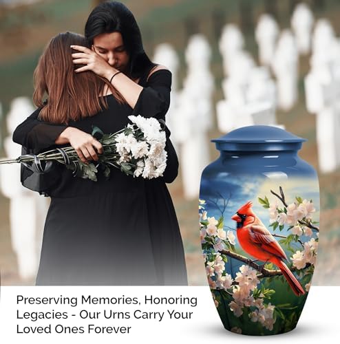 Yatskia Cardinal Bird Cremation Urn for Adult Ashes