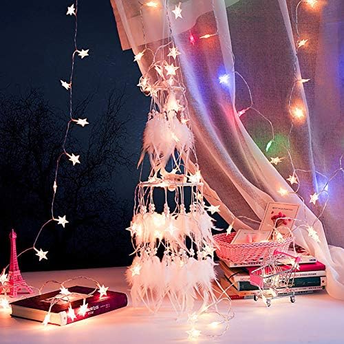 Dremisland Double Circle Dream Catcher with LED Fairy Lights