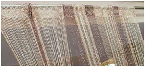 DC IMPEX String Curtain Panel with Silver Accents