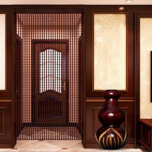 KDDEON 25 String Wooden Bead Curtain for Doorway