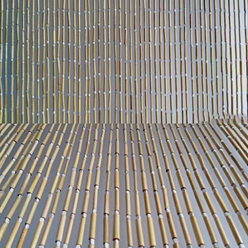 Bamboo Wood Bead Curtain for Doorways and Room Dividers 1