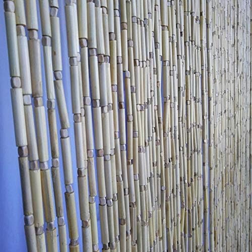 Beaded Curtain Bamboo Door Divider Panel