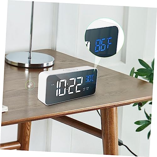 Zerodeko LED Music Alarm Clock with Dual Alarm and Large Screen