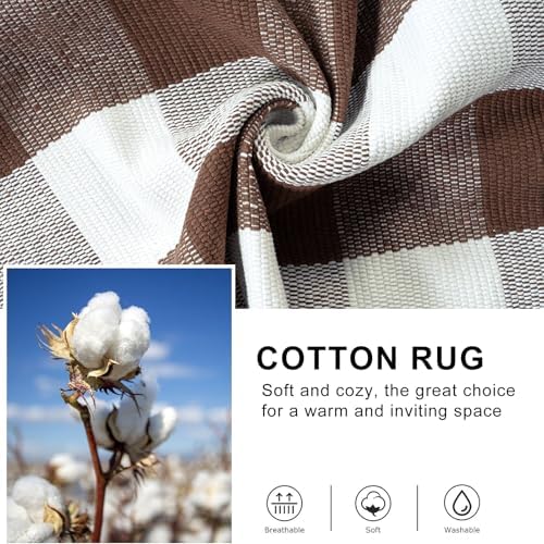 Collive Buffalo Plaid Checkered Outdoor Rug
