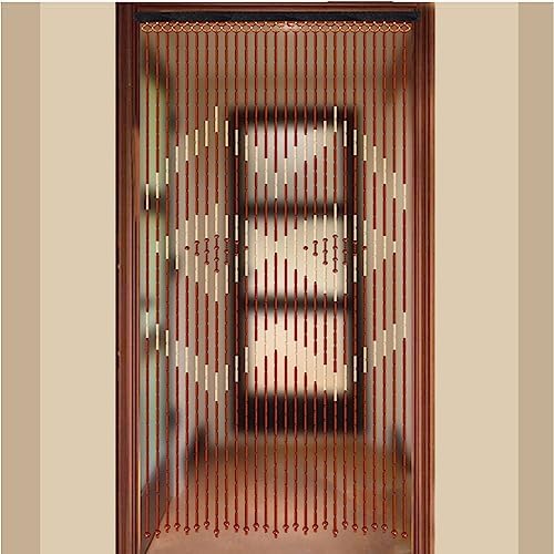 GVILTY Wooden Beaded Curtains 27 Strand Panel