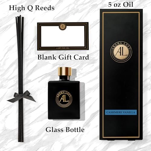 Cashmere Vanilla Reed Diffuser Set 5 oz