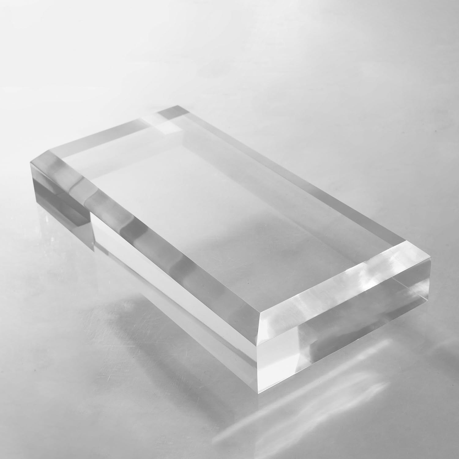 CiaoHER 2in Thick Acrylic Display Block Pedestal Stand