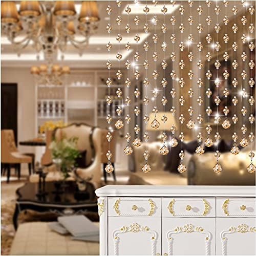 25 Strands Crystal Curtain for Doorways Room Divider