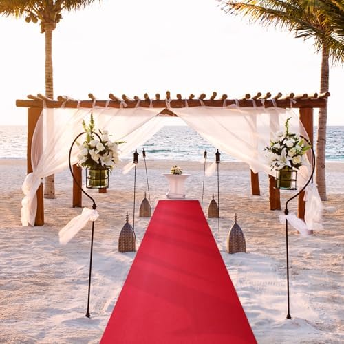 24In x 16Ft Thick Red Carpet Runner for Events