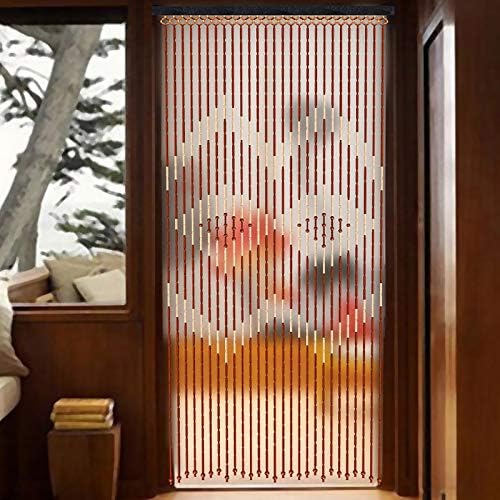 Bamboo Wood Bead Curtain with 27 Lines