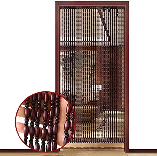 Bamboo Beaded Door Curtain for Entryway and Room Divider