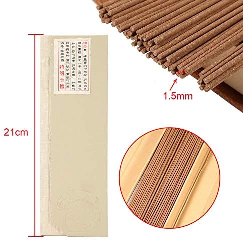 Zerodis 180 Pcs Pack Sandalwood Incense for Home Spa Office Meditation