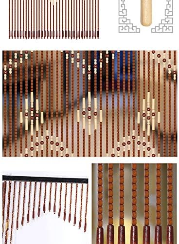 Wooden Bead Curtain for Doorway and Decor