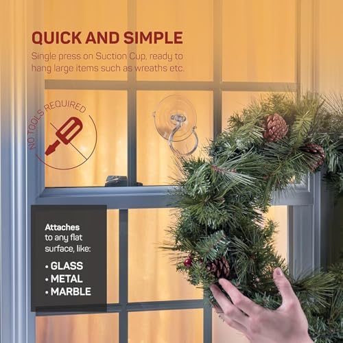 SEWANTA Christmas Wreath Hanger Set of 2