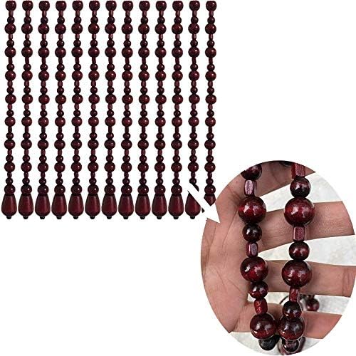 Wood Beaded Curtain for Doorway Decor Room Divider