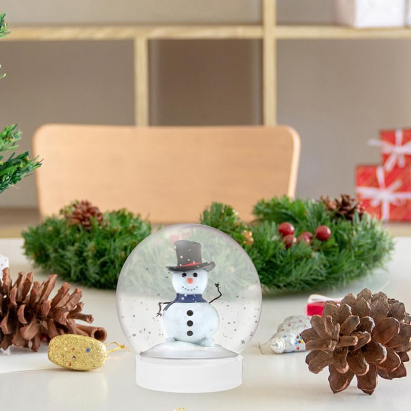 36 Pcs DIY Snow Globe Kit for Winter Decor