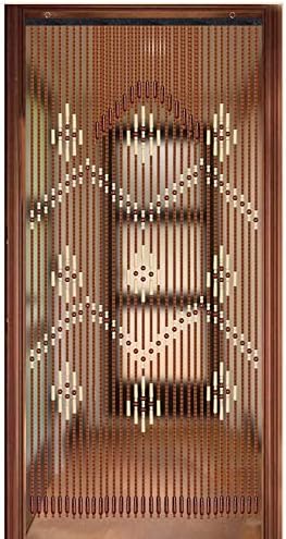 DYRABREST Bamboo Beaded Curtain for Doorway Entrance