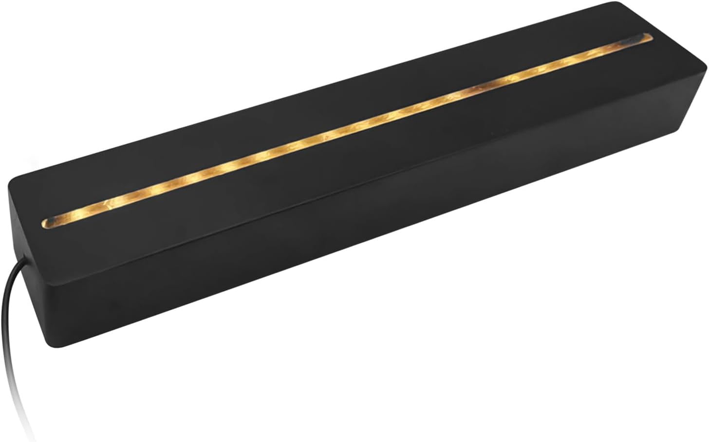 124 Inch Black Wooden Display Pedestal with LED Lights