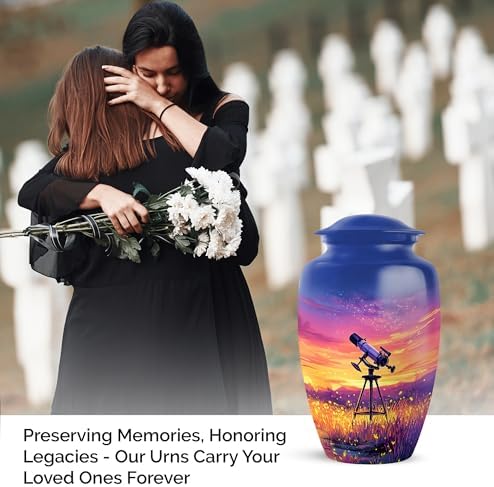Telescope Cremation Urn for Ashes 6 Inch Medium