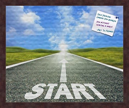 PinPix Decorative Bulletin Board with Self-Healing Canvas
