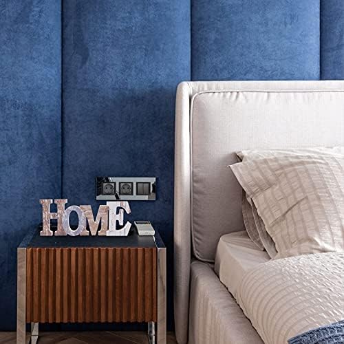 Wooden Home Sign with Classic Multi-Color Letters