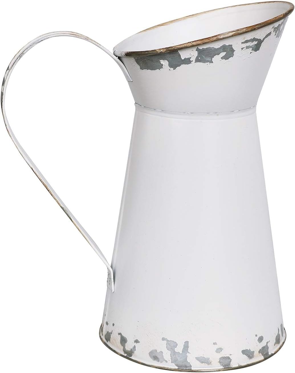 APSOONSELL Rustic Shabby Chic Small Metal Vase