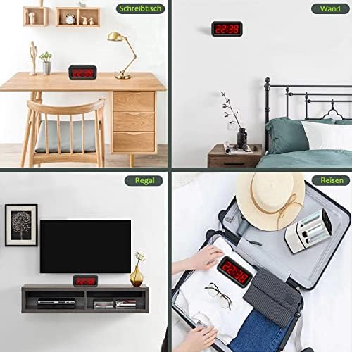 Energy Saving Digital Alarm Clock with LED Display
