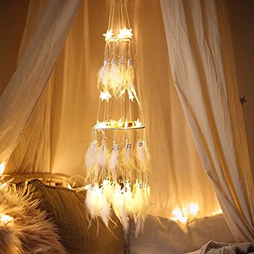 Dremisland Double Circle Dream Catcher with LED Fairy Lights