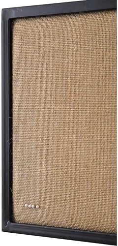 SOFE Burlap Bulletin Board Set of 2 - 12x12 Black Wall Organizer