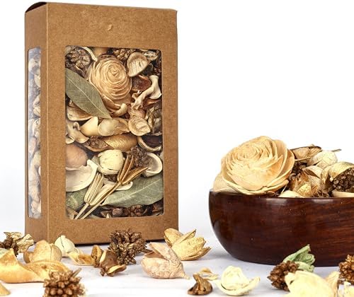 Natriel Citronella Potpourri Natural Dried Flowers Seeds 180gm Home Fragrance Box Gold