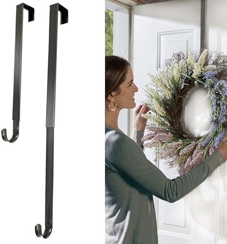 Haute Decor Adjustable Wreath Hanger - 20 Lb Capacity 1