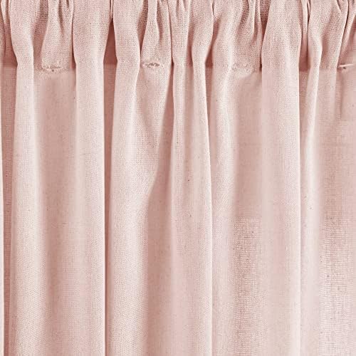 Lush Decor Boho Pom Pom Tassel Linen Curtain Panel