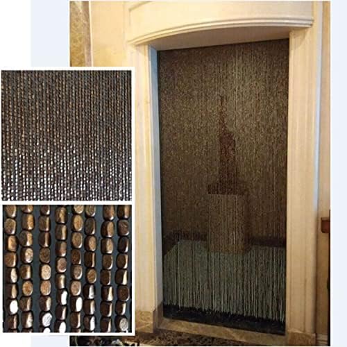 Bamboo Beaded Curtain for Doorway and Room Divider