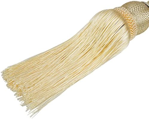 Andux Beige Curtain Tieback with Tassel
