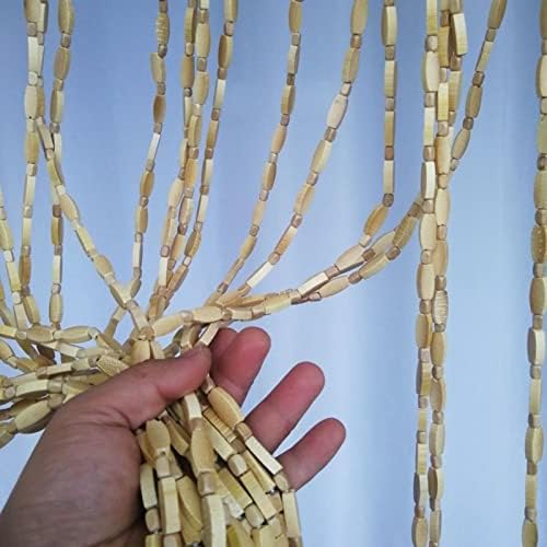 Bamboo Beaded Door Curtain for Privacy and Style