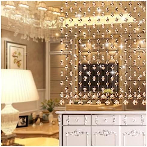 GVILTY Crystal Beaded Curtain Door String Decor