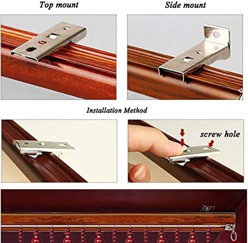 Bamboo Beaded Door Curtain with Customizable Strands