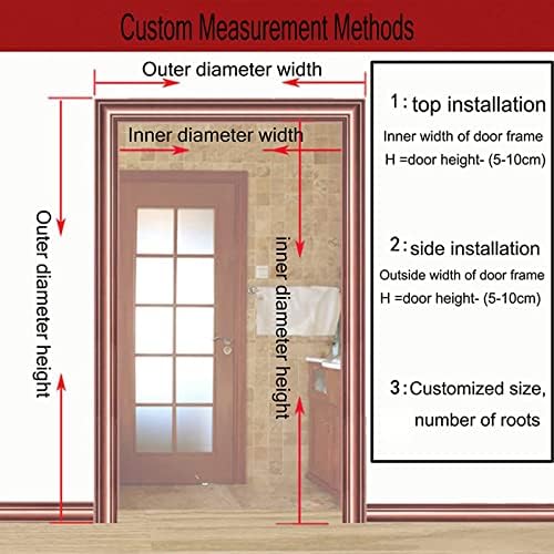 Bamboo Beaded Door Curtain for Privacy and Style