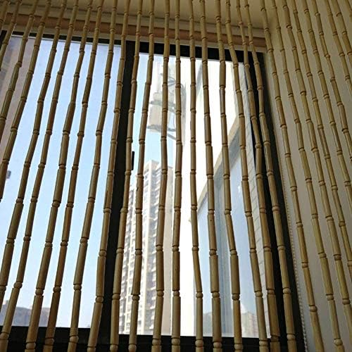Beaded Curtain Bamboo Door Divider Panel